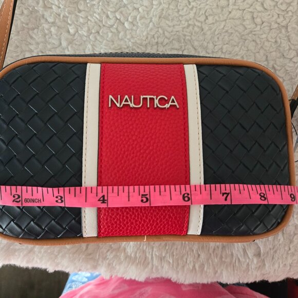 Nautica Bag Strait On Woven Indigo Multi New With Tags MSRP 59 - Picture 6 of 7